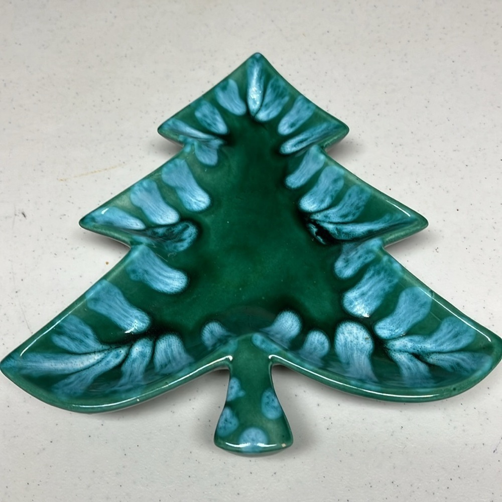 Ceramic Christmas Tree Plate
